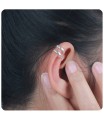 Double Curve Ear Cuff EC-1138n